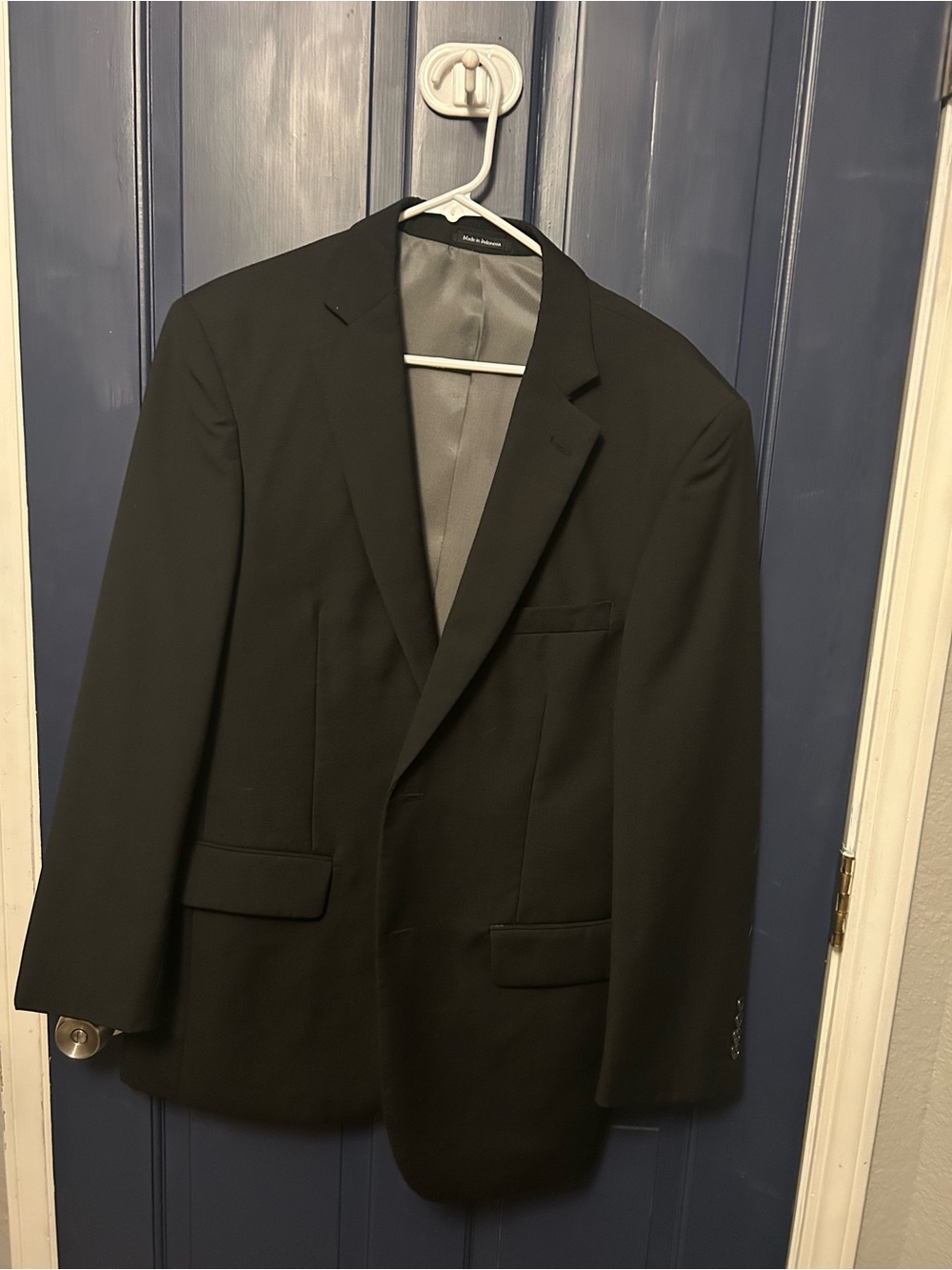 Wilke Rodriguez 100% Wool Suit Jacket Blazer Black Size 41R